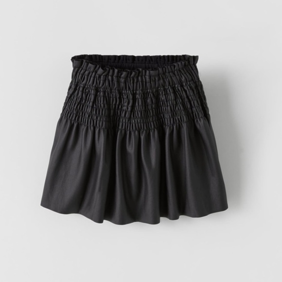ZARA BNWT Kids Elastic Smocked Skirt - Picture 1 of 3